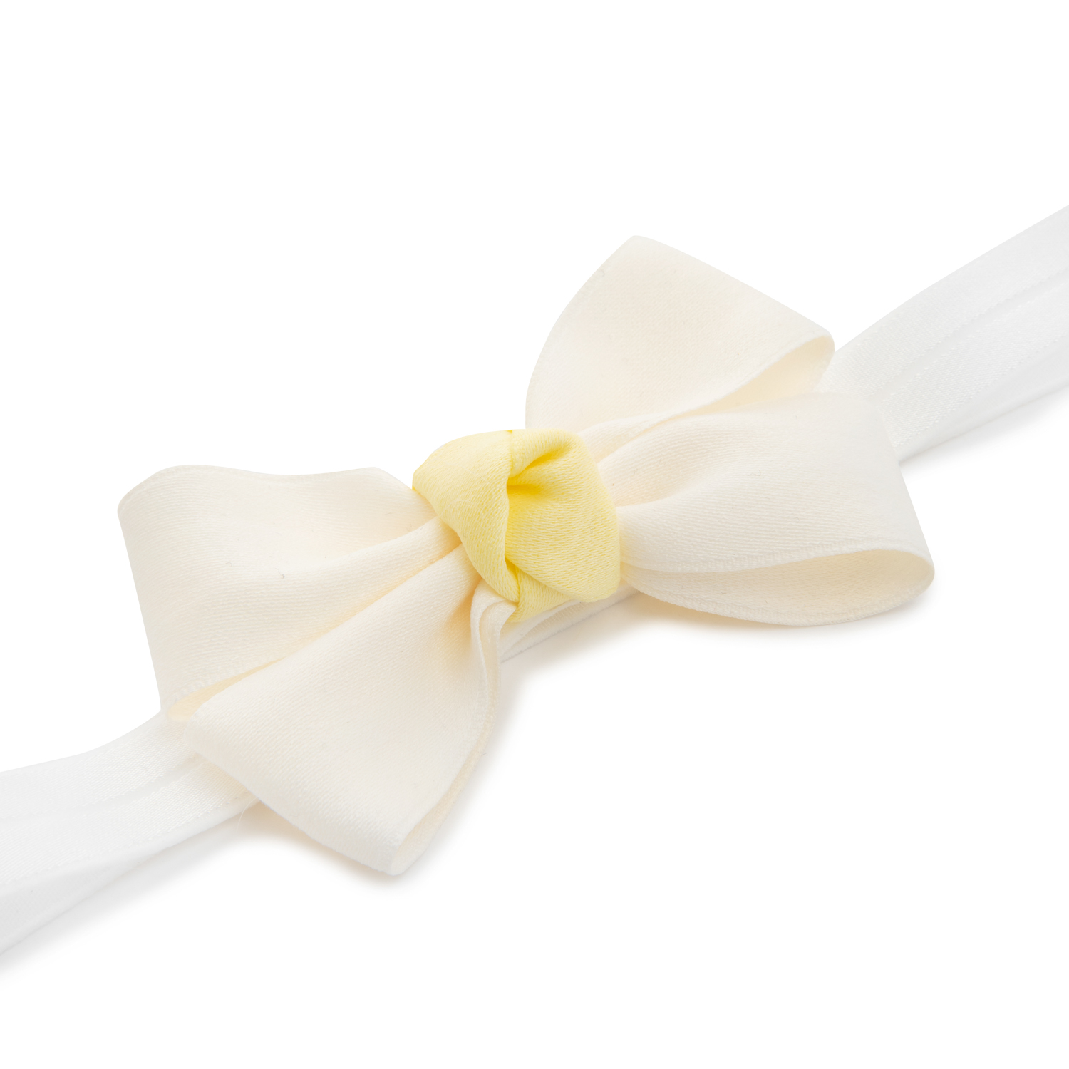 White Cotton Satin Ribbon